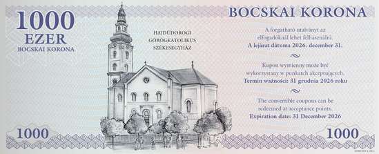1000 bocskai korona bankjegy
