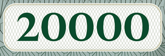 textúra a 20.000-es Bocskai Koronán
